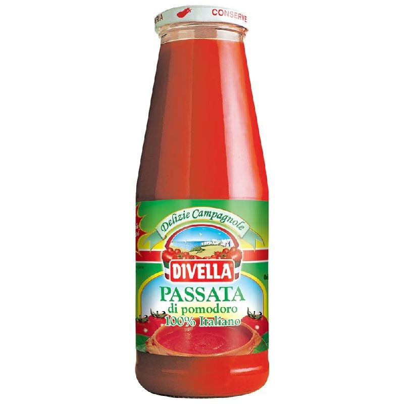 Соус Divella PASSATA Томатный из 100% итальянских томатов 680 гр., стекло