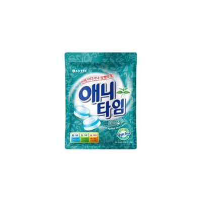 Карамель леденцовая Anytime Milk Mint со вкусом молока и мяты Южная Корея 60 гр., саше
