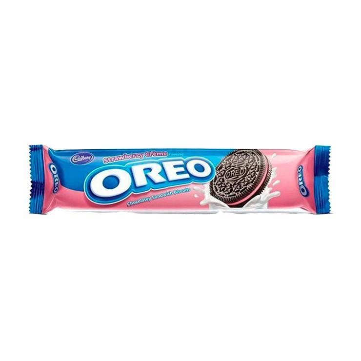 Печенье Oreo с клубничным кремом 110,4 гр., флоу-пак