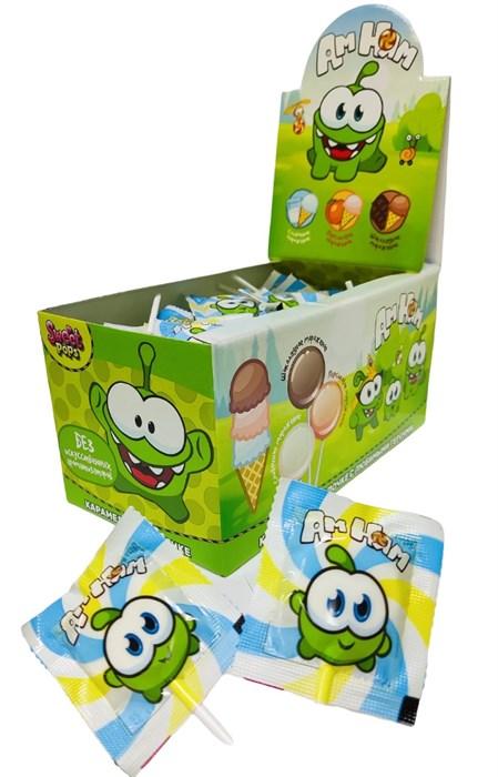 Карамель на палочке Sweet Pops Ам Ням круглая 10 гр., флоу-пак