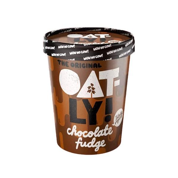 Мороженое OATLY! Chokolate Fudge Ice Cream со вкусом шоколадной помадки  500 мл., ПЭТ