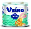 Туалетная бумага Veiro Classic Морской бриз 2 слоя 4шт. голубая