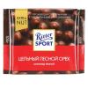 Шоколад Extra Nut, темный, с цельным лесным орехом,, Ritter Sport, 100 гр., флоу-пак