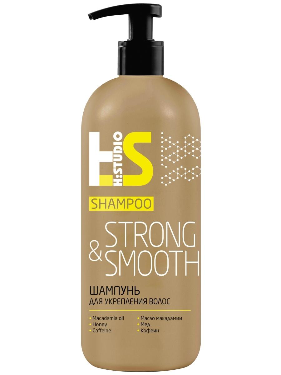 Бальзам Romax h:studio strong & smooth для укрепления волос, 380 мл., бутылка с дозатором