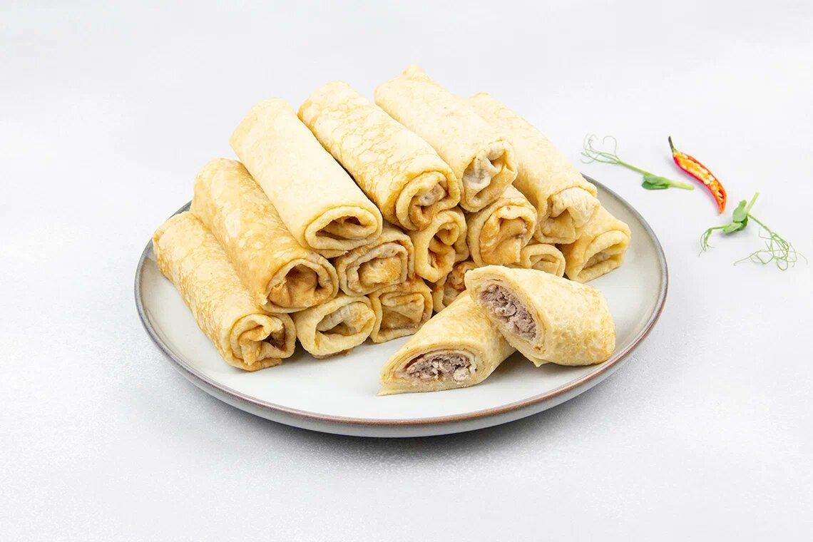 Блинчики с мясом 1 кг., контейнер