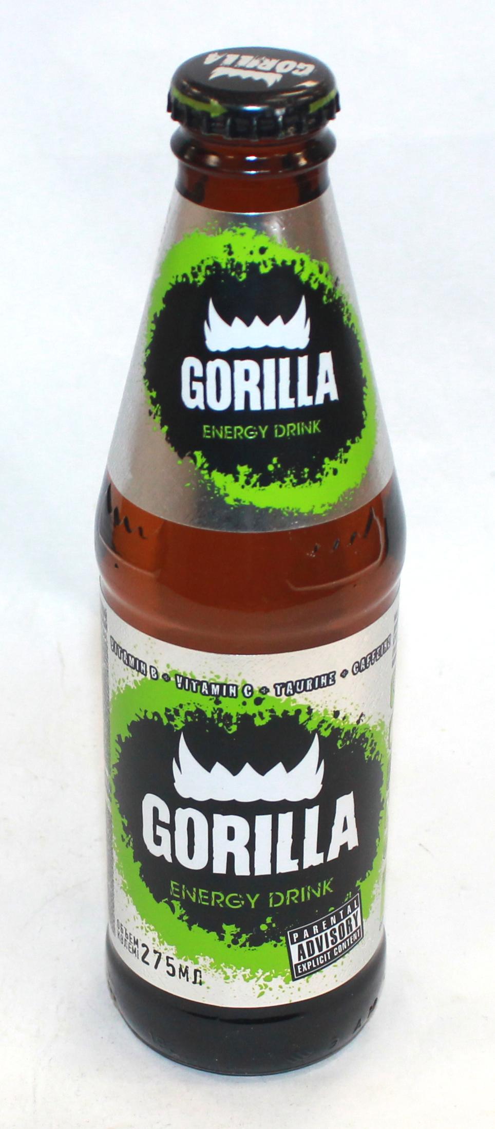 Напиток энергетический Gorilla тонизирующий 275 мл., стекло