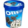 Мороженое Nestle Oreo ванильное с кусочками шоколадного печенья 263 гр., пластик