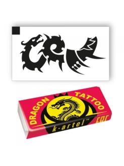 Жевательная резинка Сластилэнд недражированная с тату Дракон 2,5 гр., бумага