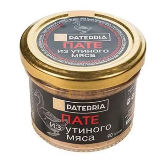 Пате Paterria из утиного мяса с тремя видами перцев 90 гр., стекло