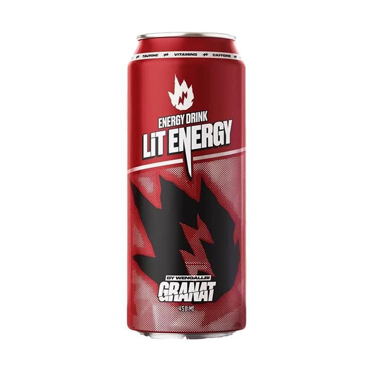 Напиток энергетический LiT Energy Granat 450 мл., ж/б