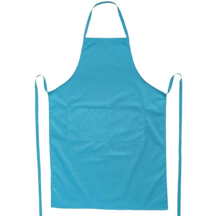 Фартук 680х1080 мм голубой ПНД., флоу-пак