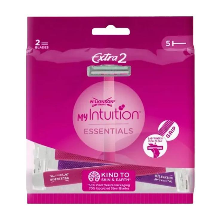 Станок одноразовый женский Wilkinson Extra 2 Essentials my Intuition увлажняющая полоса 5 шт., пакет