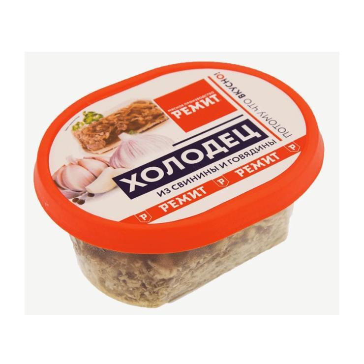 Холодец Ремит из свинины и говядины 400 гр., пластиковый контейнер