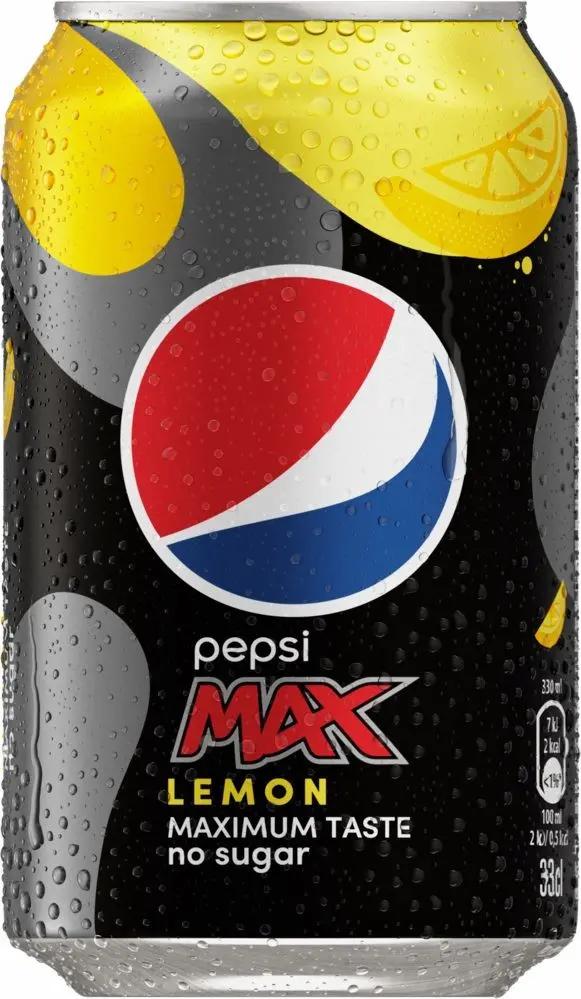 Напиток газированный Pepsi Max Lemon Zero 300 мл., ж/б