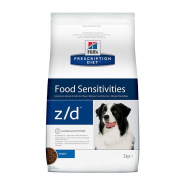 Корм сухой для собак z/d, Hill's Prescription Diet, 3 кг., пластиковый пакет