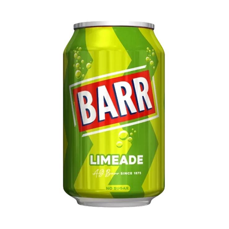 Напиток газированный Barr Limeade без сахара 330 мл., ж/б