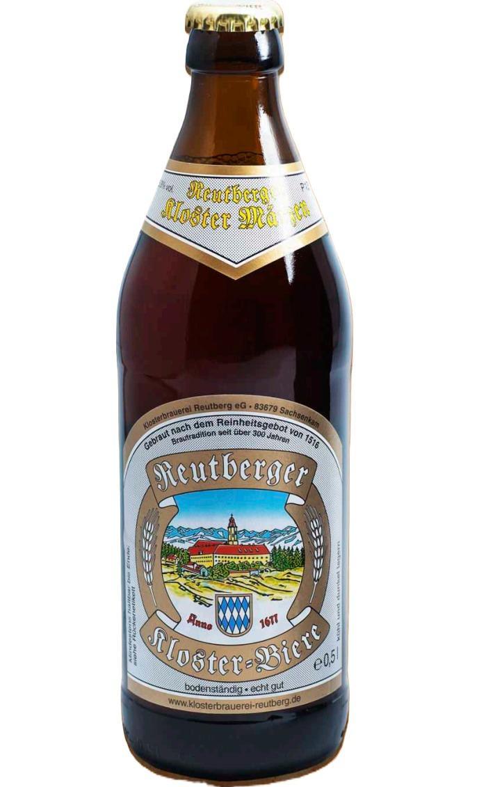 Пиво Reutberger Kloster Marzen 5,6% Германия 500 мл., стекло