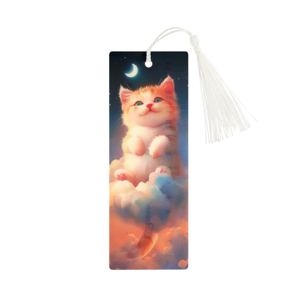 Закладка для книг ArtSpace Cute kitten 150х55 мм 3D с линейкой декоративный шнурок., пакет