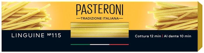 Макаронные изделия Pasteroni Linguine №115 400 гр., картон