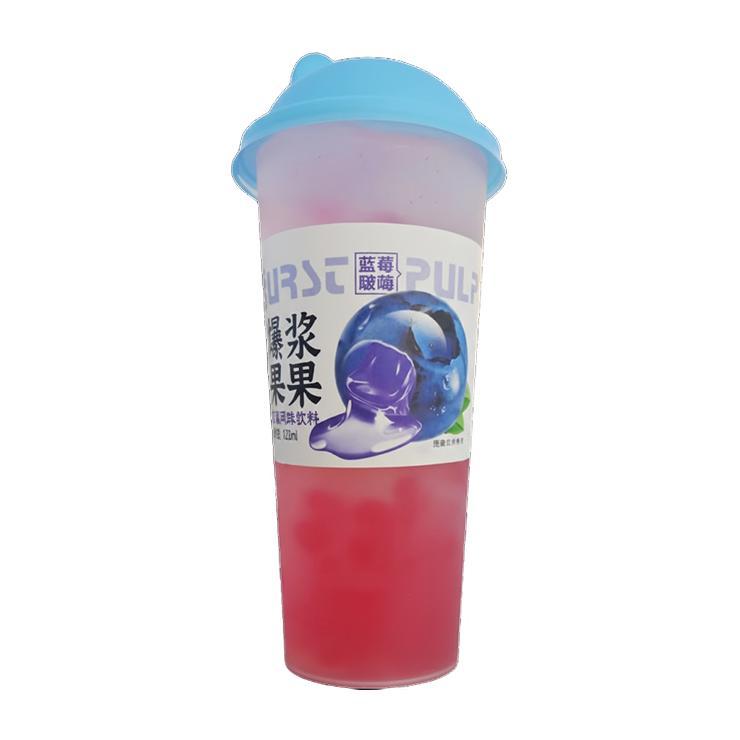 Напиток сокосодержащий MYBRO со вкусом черника с шариками негазированный 620 мл., стакан