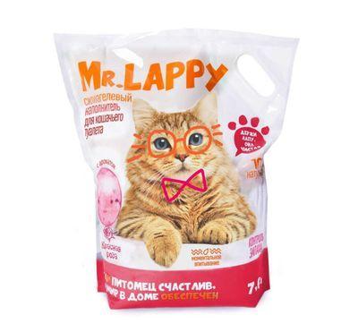 Наполнитель для кошачьего туалета Mr.Lappy Красная роза силикагелевый 7,6 л., дой-пак
