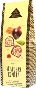 Конфеты Сибирские конфеты набор с земляникой Кедровая комета,  70 гр., картон