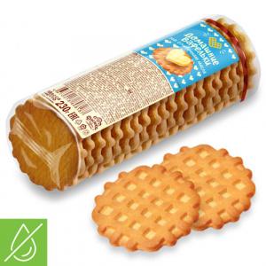 Печенье Дымка, Домашние вафельки сдобные на сливочном масле, 230 гр., пакет