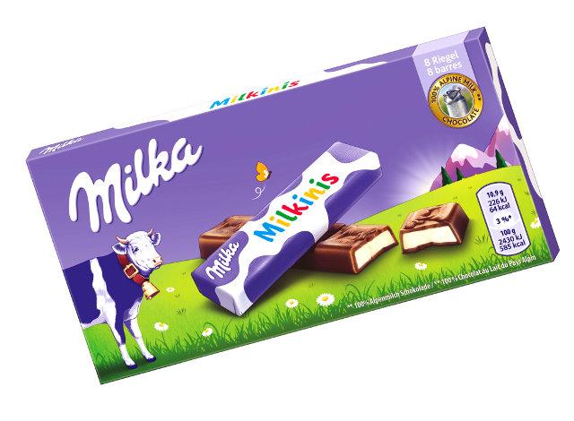 Шоколад Milka Milkinis Stick's, 20 шт., 87.5 гр., картон