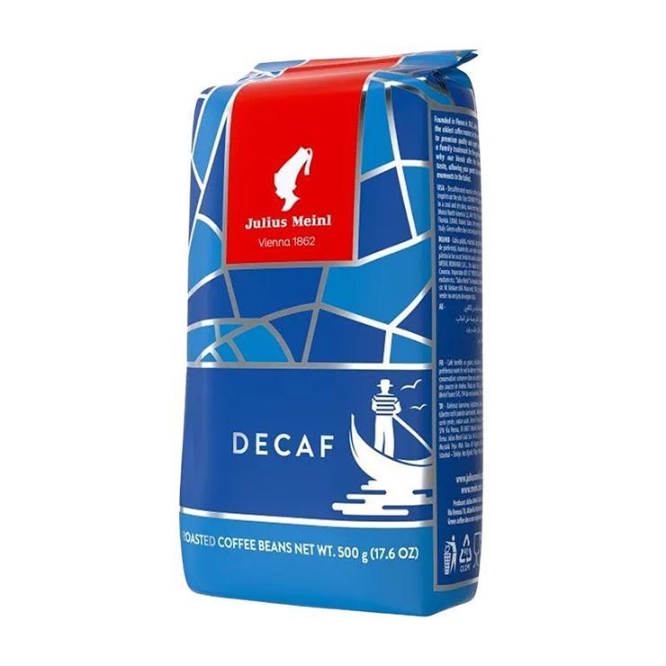 Кофе Julius Meinl Decaf без кофеина в зернах 500 гр., флоу-пак
