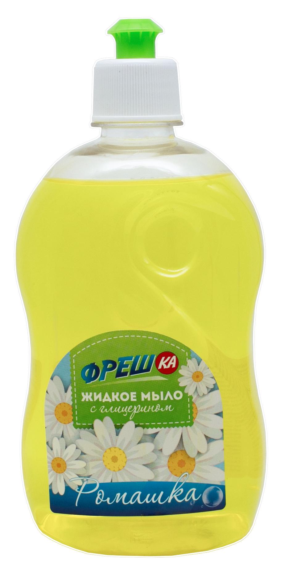 Мыло жидкое Фрешка Ромашка 500 мл., флакон с дозатором