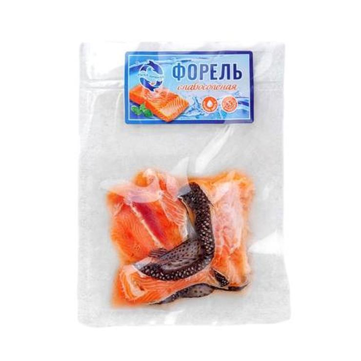 Форель радужная Рыба дивная слабосоленая охлажденная 140 гр., вакуум