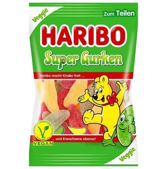 Мармелад Haribo Супер Огурцы 175 гр., флоу-пак