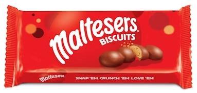 Печенье Maltesers biscuits 110 гр., флоу-пак