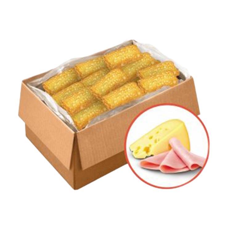 Блины Сытый Папа с ветчиной и сыром 5 кг., картон