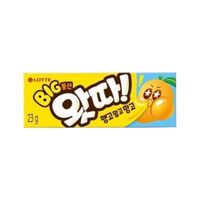 Жевательная резинка Lotte Watta Gum Mango 23 гр., обертка
