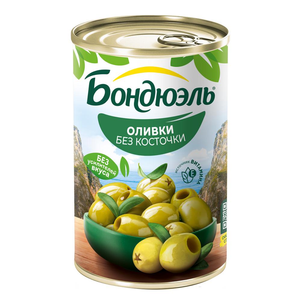 Оливки Бондюэль без косточки 314 гр., ж/б