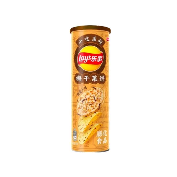 Чипсы Lay's snack series preserved vegetable pancake flavor 90 гр., туба