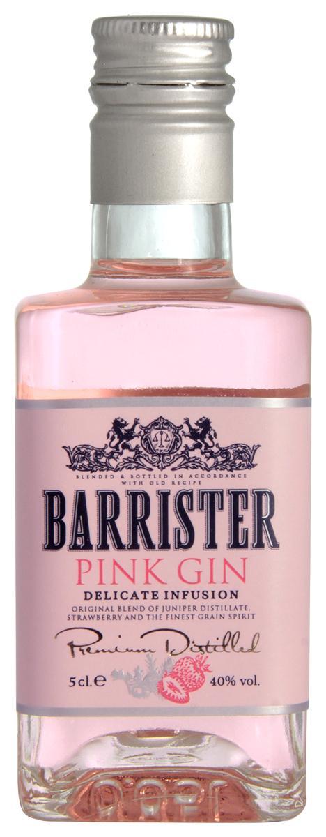 Джин Barrister pink 40% 50 мл., стекло