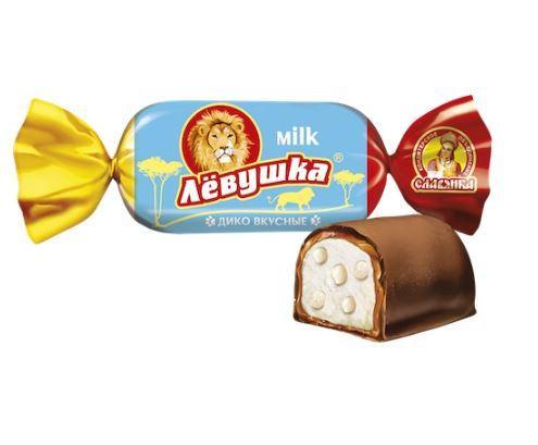 Конфеты Левушка milk 1 кг., флоу-пак