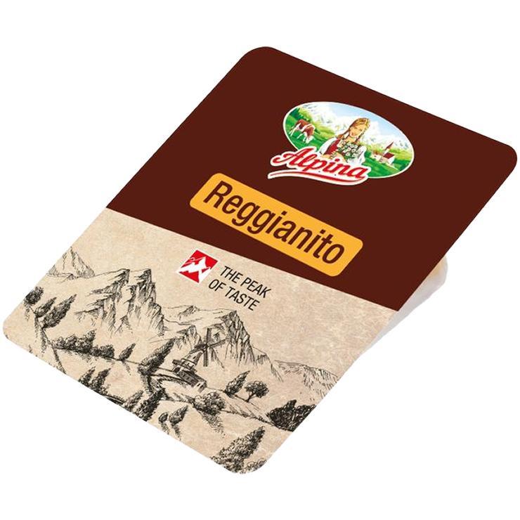 Сыр Alpina Реджанито 4 месяца выдержки сили 34% 140 гр., пластик