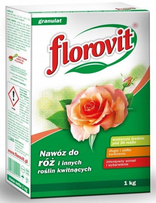 Удобрение Florovit Для роз и других цветущих растений 1 кг., картон