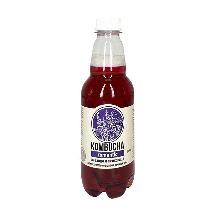 Напиток Absolute Nature Kombucha Voyage лайм мята 555 мл., ПЭТ