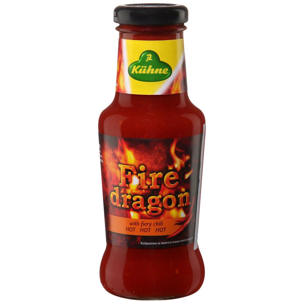 Соус-гриль Kuhne Fire Dragon томатный с острым перцем чили 250 гр., стекло