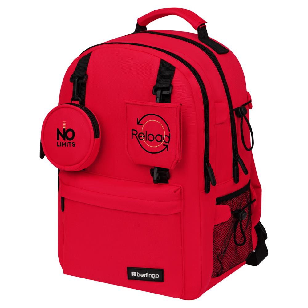 Рюкзак Berlingo Urban Neon light 41 х 29 х 13 см 2 отделения 7 карманов уплотненная спинка., пакет