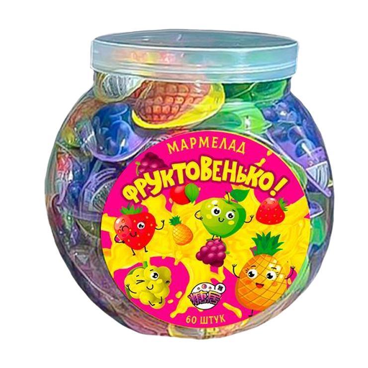 Мармелад жевательный Fun Candy Lab фруктовенько 7 гр., пластик