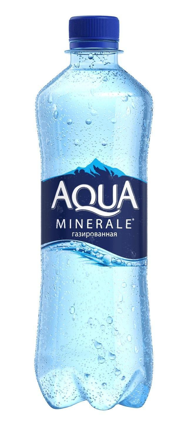 Вода Aqua Minerale газированная 500 мл., ПЭТ