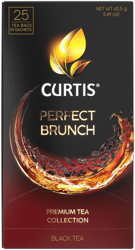 Чай Curtis Perfect Brunch черный 25 пакетиков 37 гр., картон