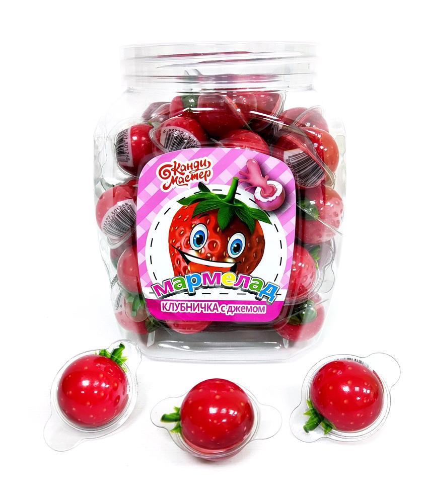 Мармелад Канди мастер Клубничка 12 гр., ПЭТ
