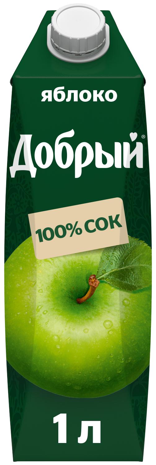 Сок Добрый яблоко 1 л., тетра-пак