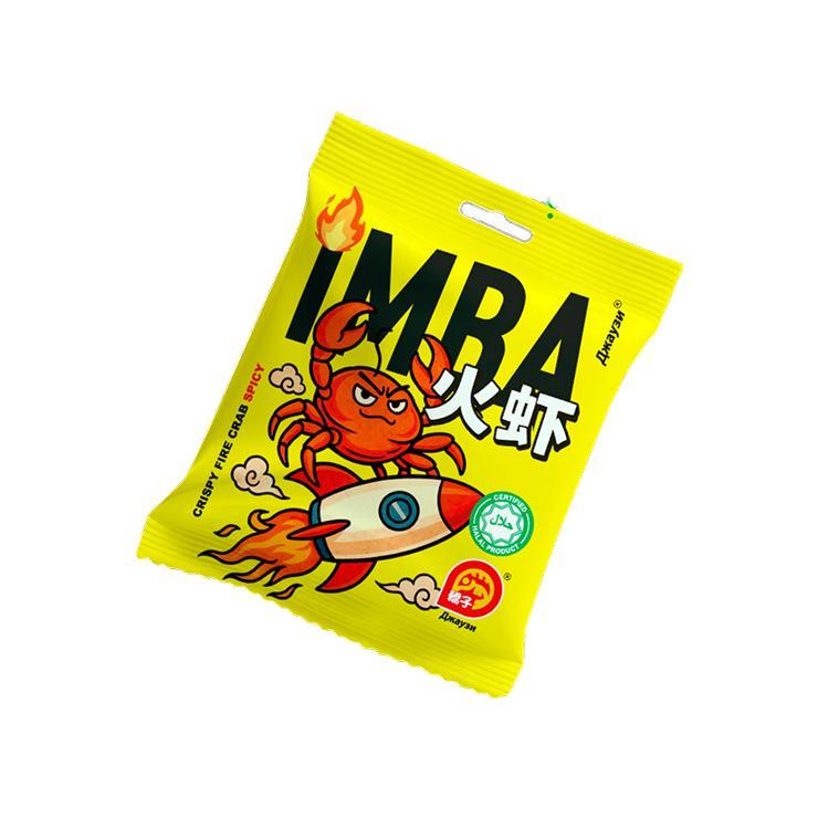 Мясо соевое Dzhaozi огненный краб 20 гр., флоу-пак